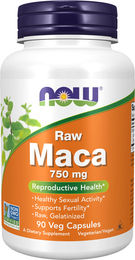 Now Foods Maca 750 mg Roh 6:1 Konzentrat vegetarische Kapseln 90 Stück – Bild 1 von 2
