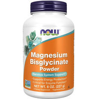 Produktbild von Now Foods Magnesium Bisglycinat Pulver glutenfrei