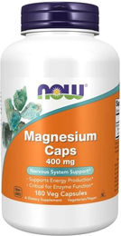 NOW FOODS Magnesium Komplex vegetarische Kapseln 400 mg 180 Stück – Bild 1 von 1