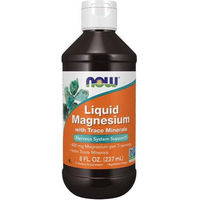 Produktbild von Now Foods Magnesium mit Spurenelementen 133 mg Flüssigkeit 237 ml