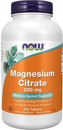 Now Foods Magnesiumcitrat 200 mg 250 Tabletten – Bild 1 von 2
