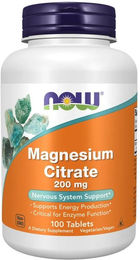 Now Foods Magnesiumcitrat 400 mg Tabletten vegetarisch – Bild 1 von 2