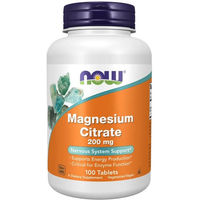 Produktbild von Now Foods Magnesiumcitrat 400 mg Tabletten vegetarisch