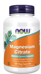 Now Foods Magnesiumcitrat 400 mg vegetarische Kapseln 120 Stück – Bild 1 von 1