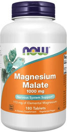 Now Foods Magnesiummalat Tabletten vegetarisch 180 Stück – Bild 1 von 2