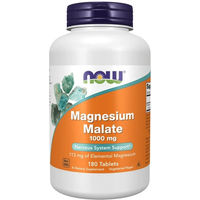 Produktbild von Now Foods Magnesiummalat Tabletten vegetarisch 180 Stück