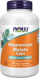 NOW FOODS Magnesiummalat vegetarische Kapseln 180 Stück – Bild 1 von 1