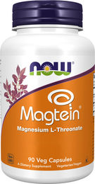 Now Foods Magtein Magnesium L-Threonat Kapseln vegan für Erwachsene 90 Stück – Bild 1 von 3