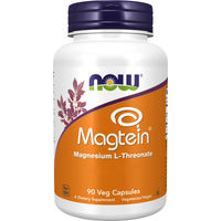Produktbild von Now Foods Magtein Magnesium L-Threonat Kapseln vegan für Erwachsene 90 Stück