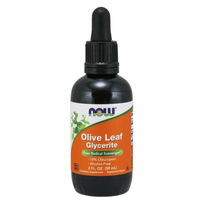 Produktbild von NOW Foods Olivenblatt Glycerit Tropfen 60 ml