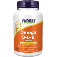 Produktbild von Now Foods Omega 3-6 Kapseln pflanzlicher Ursprung 100 Stück