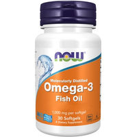 Produktbild von Now Foods Omega-3 Kapseln 600 mg 30 Stück