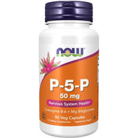 Produktbild von Now Foods P-5-P Pyridoxal 5-Phosphat Vitamin B6 50 mg Vegan Kapseln 90 Stück