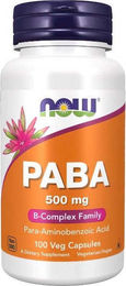 Now Foods PABA 500 mg vegetarische Kapseln 100 Stück – Bild 1 von 2