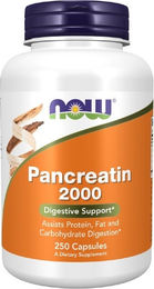 Now Foods Pankreatin 2000 mg Kapseln 250 Stück – Bild 1 von 2