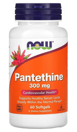 Now Foods Pantethin 300 mg vegetarische Kapseln für Erwachsene 60 Stück – Bild 1 von 1