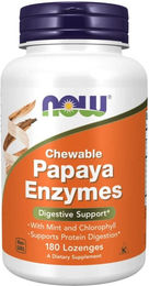 Now Foods Papaya Enzyme Multi-Enzym-Komplex Lutschtabletten 180 Stück – Bild 1 von 1
