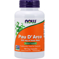 Produktbild von NOW Foods Pau D’Arco 500 mg – 100 vegane Kapseln
