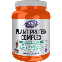 Produktbild von Now Foods Pflanzenproteinkomplex Schokolade Pulver vegan zuckerfrei