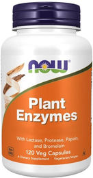 Now Foods Plant Enzymes Multi-Enzym-Komplex Vegan 120 Kapseln – Bild 1 von 2