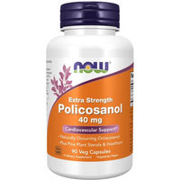 Produktbild von Now Foods Policosanol vegetarische Kapseln 90 mg 60 Kapseln