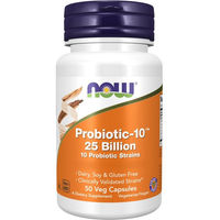 Produktbild von Now Foods Probiotic-10 Vegan Kapseln mit 25 Milliarden KBE 240 Stück