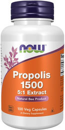 Now Foods Propolis 1500 Extrakt Vegetarische Kapseln 100 Stück – Bild 1 von 2