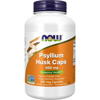 Produktbild von Now Foods Psyllium Husk Flohsamenschalen Kapseln vegan 200 Stück