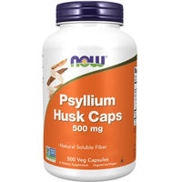 Produktbild von Now Foods Psyllium Husk Flohsamenschalen Kapseln vegan