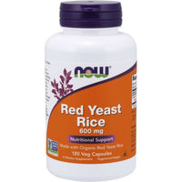Produktbild von NOW Foods Red Yeast Rice Kapseln 600 mg pflanzlicher Ursprung