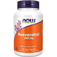 Produktbild von Now Foods Resveratrol 200 mg vegetarische Kapseln