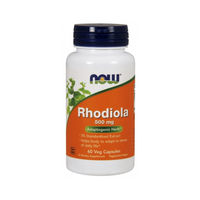 Produktbild von Now Foods Rhodiola Rosea Kapseln vegan 500 mg 60 Stück