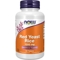 Produktbild von Now Foods Roter Hefereis 1200 mg Tabletten 60 Stück