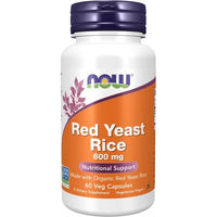 Produktbild von Now Foods Roter Hefereis 600 mg Bio Kapseln vegetarisch 60 Stück