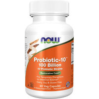 Produktbild von NOW Foods Saccharomyces boulardii Probiotikum 120 Kapseln