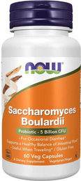 Now Foods Saccharomyces Boulardii Probiotikum 5 Milliarden KBE Vegan 60 Kapseln – Bild 1 von 2