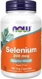 Now Foods Selen 200 mcg Kapseln Vegan 180 Stück – Bild 1 von 2
