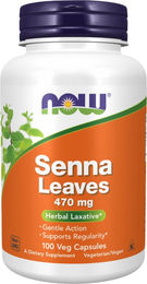 NOW Foods Senna Blätter Kapseln 470 mg – Bild 1 von 2