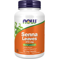 Produktbild von NOW Foods Senna Blätter Kapseln 470 mg
