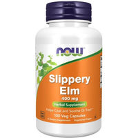 Produktbild von Now Foods Slippery Elm Kapseln vegan
