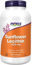 Now Foods Sonnenblumen-Lecithin 1200 mg Kapseln – Bild 1 von 2