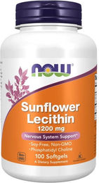 Now Foods Sonnenblumenlecithin mit Vitamin E Kapseln 60 Stück – Bild 1 von 1