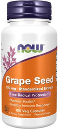 Now Foods Traubenkernextrakt mit Ascorbinsäure vegetarische Kapseln – Bild 1 von 1