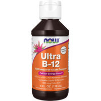 Produktbild von NOW Foods Ultra B-12 Liquid Vitamin B12 Tropfen