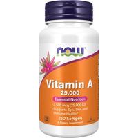 Produktbild von NOW Foods Vitamin A 25000 IE Kapseln für Erwachsene 250 Stück