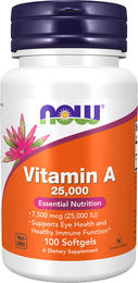 Now Foods Vitamin A 25000 IU Weichkapseln 100 Stück – Bild 1 von 1