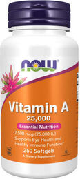 Now Foods Vitamin A 25000 IU Weichkapseln 250 Stück – Bild 1 von 2