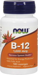 NOW Foods Vitamin B12 1000 mcg Tabletten – Bild 1 von 2
