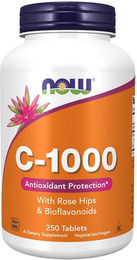 Now Foods Vitamin C 1000 mit Ascorbinsäure Tabletten 250 Stück – Bild 1 von 2