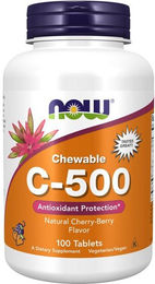 Now Foods Vitamin C 500 mg Lutschtabletten 100 Stück – Bild 1 von 2